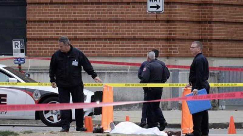 The man, identified as Abdul Razak Ali Artan, plowed his car into a group of pedestrians and began stabbing people with a butcher knife Monday before he was shot to death by a police officer. (Photo: AP)