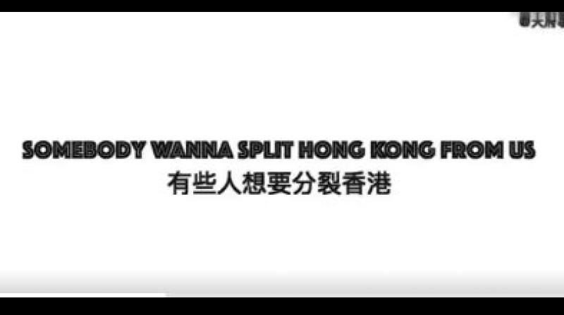 \Hey Democracy!\ China releases rap song retorting Hong Kong protests, see video