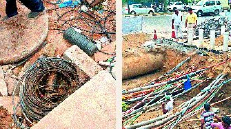 Hyderabad: Cables, plastics, metals blamed for waterlogging