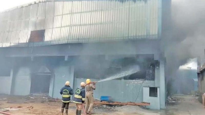 Chennai: Fire in furniture unit