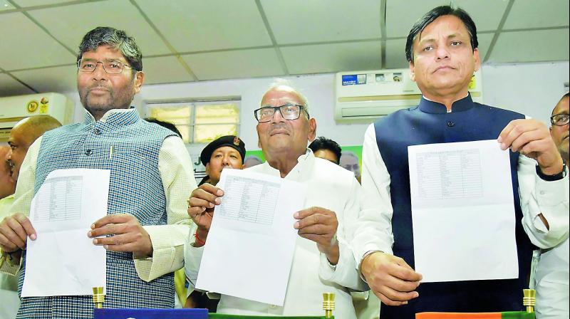 NDA allies in Bihar strike deal on seats