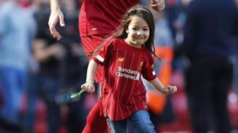 Mohamed Salahâ€™s girl scores the cutest goal ever; see video and pics