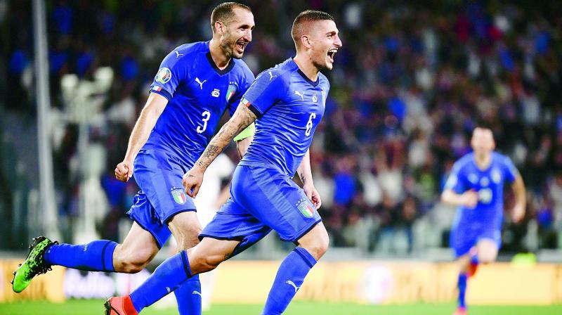 Marco Verratti fires late winner for Italy