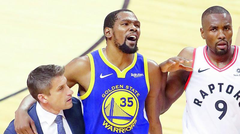 Gold State Warriors vow to win it for Kevin Durant