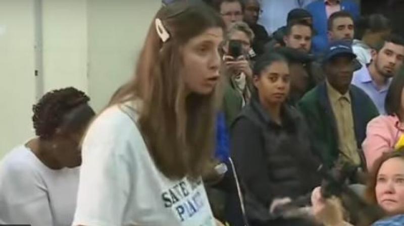 Watch: Activist shouts, \eat babies to save planet,\ in town hall, AOC mocked
