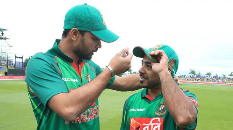 Tanbir Hayder, who was making his ODI debut as Bangladesh played against New Zealand, admitted swearing and there was no need for a formal hearing, (Photo: Bangladesh Cricket Board)