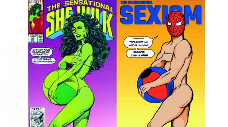 An image from Shreyas Sexism In Comic Books series