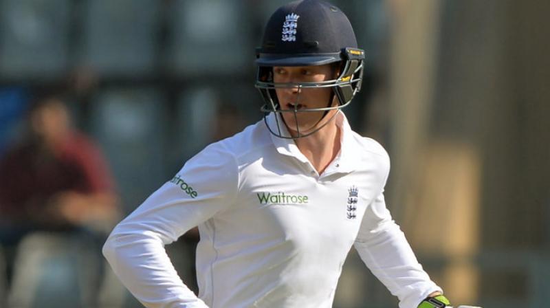 Keaton Jennings was 34 not out and Tom Westley, one of three debutants in Englands XI, unbeaten on 28 in what is the 100th Test at The Oval. (Photo: AFP)