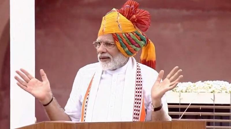PM Modi\s maiden I-Day address of second term also his second-longest