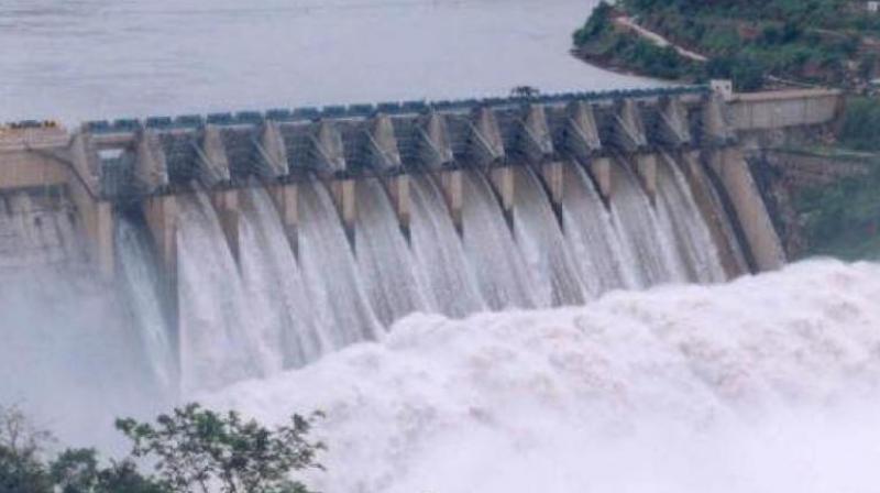 Srisailam dam gets 2 lakh cusescs