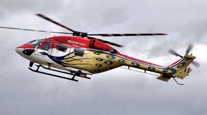 The upgraded Dhruv (ALH) civil helicopter, which is equipped with the latest avionics and glass cockpit, is under production and certification from DGCA.