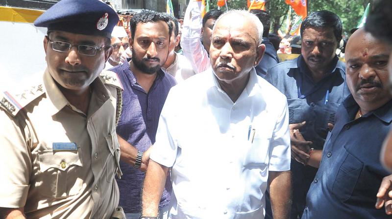 Karnataka CM says letâ€™s talk but BSY firm on agitation