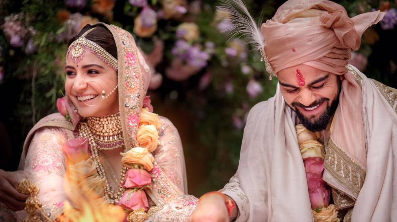 Virat Kohli and Anushka Sharma tied the knot in Italy and took to their social media channels to share the news with their fans. (Photo: Twitter / Anushka Sharma)