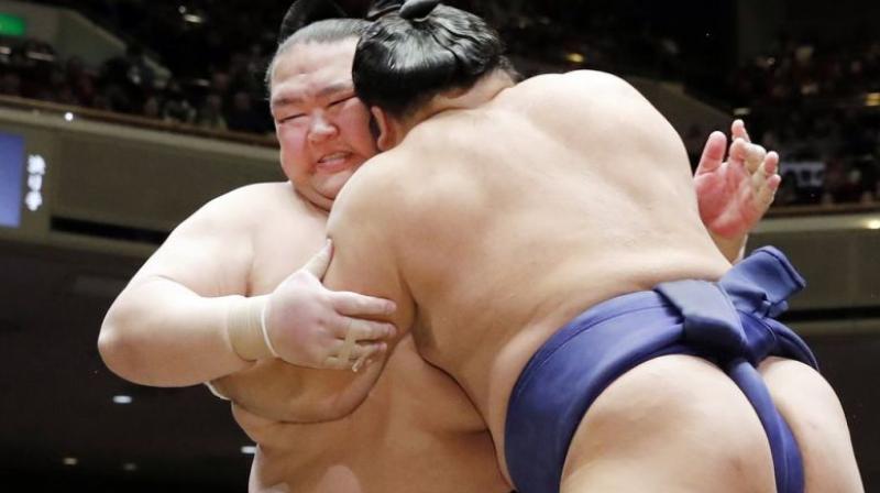 Japanâ€™s sumo fans welcome Trump Trophy but wish he would sit cross-legged