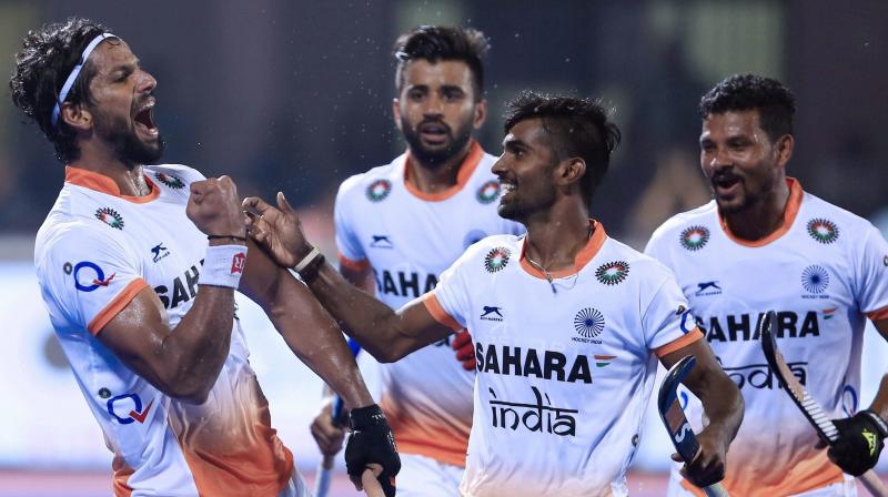 The Indian mens team was at the sixth spot since the beginning of this year and maintained its position throughout 2017.(Photo: PTI)