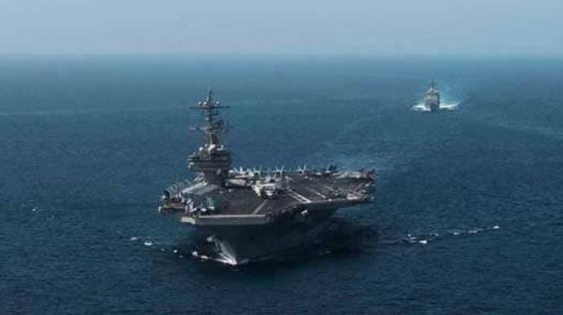 US Navy assisting 2 tankers targeted in Gulf of Oman