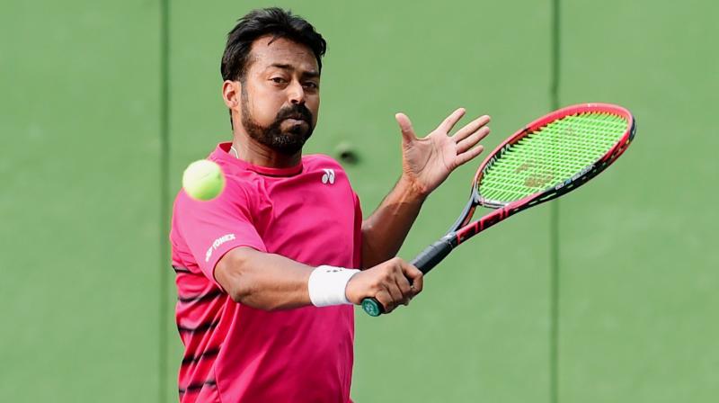 Leander Paes had even started his training with an eye on being selected in the teams playing four. (Photo: PTI)