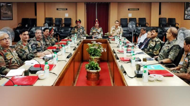 Northern Army commander chairs meeting to review operational readiness in J&K