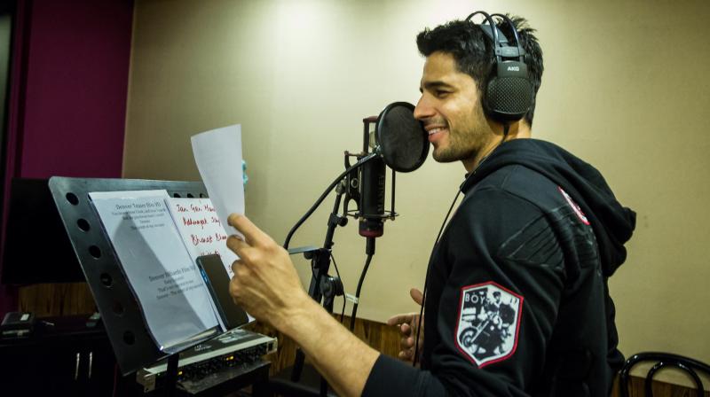 Sidharth turns to the mic for the first time.