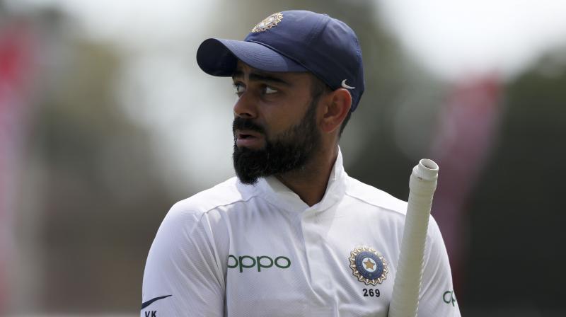 IND vs WI 2nd Test: Kohli scores fifty, India post 264 runs on day one