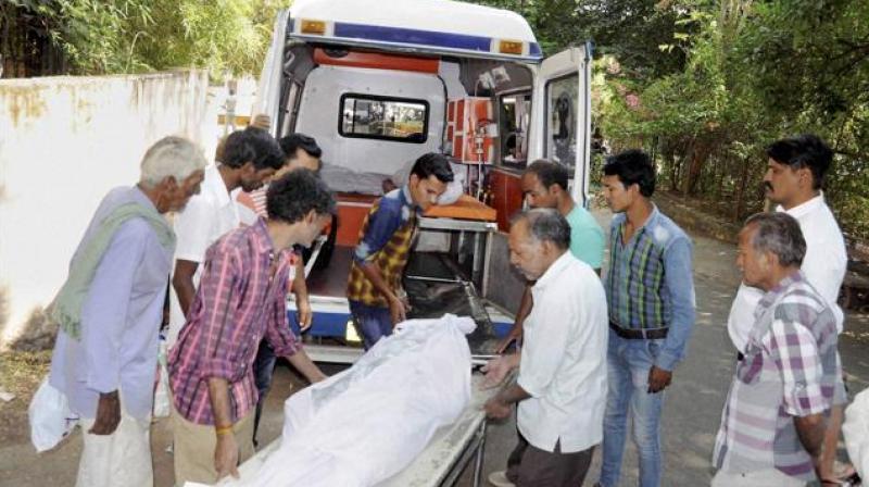 One of the eight SIMI activists, who were killed in an encounter after they ran away from Bhopal Central Jail, was buried in Ahmedabad on Wednesday. (Photo: PTI/File)