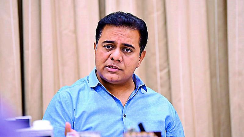 KT Rama Rao asks TRS workers not to fuel Opposition attack
