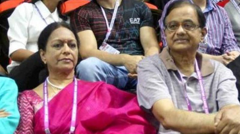 P Chidambarams wife was last summoned by the agency for May 7 but she appealed against the summonses before the Madras High Court. (Photo: PTI)