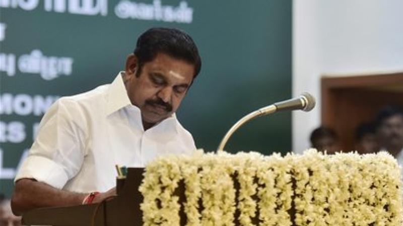 Palanisamy won a resounding majority with 122 AIADMK MLAs supporting him during the vote of confidence after those of the DMK were evicted and its allies staged a noisy walkout. (Photo: PTI/ File)