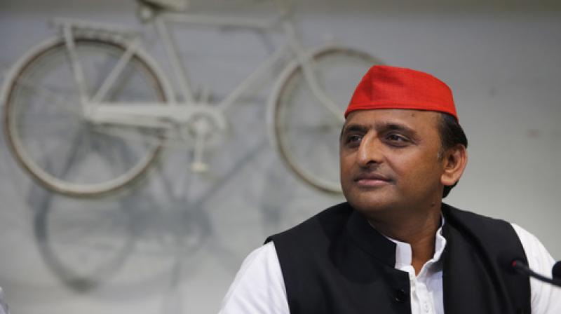 Uttar Pradesh Chief Minister Akhilesh Yadav, looks on during a press conference in Lucknow, India, Tuesday, March 7, 2017. (Photo: PTI)