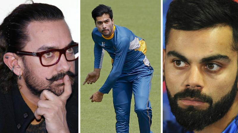In the recent times, Mohammad Amir of Pakistan (keeps him on his toes). He is in the top two or three bowlers in the world and the toughest bowlers I have played in my career,  said India skipper Virat Kohli as he appeared on a chat show along with Bollywood superstar Aamir Khan. (Photo: PTI / AP)