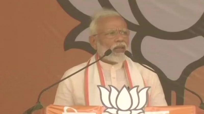 The Prime Minister said that the young voters of the country are convinced that only BJP government can fulfil their dreams. (Photo: ANI twitter)