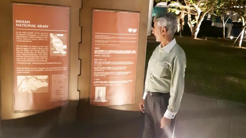 Singapore: Jaishankar visits INA memorial historic sites of World War II