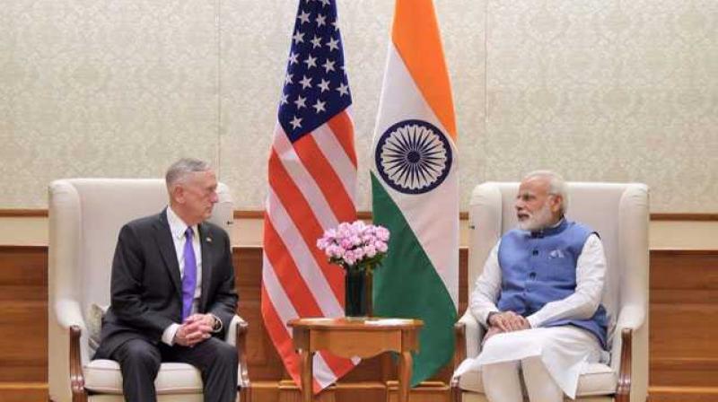 US Defense Secretary Jim Mattis met Prime Minister Narendra Modi in New Delhi last week. (Photo: MEA_India | Twitter)
