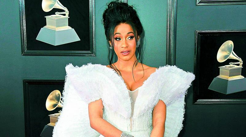 Cardi B shows off her love!