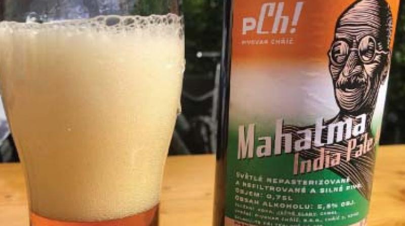 Now Czechs sell Gandhi beer