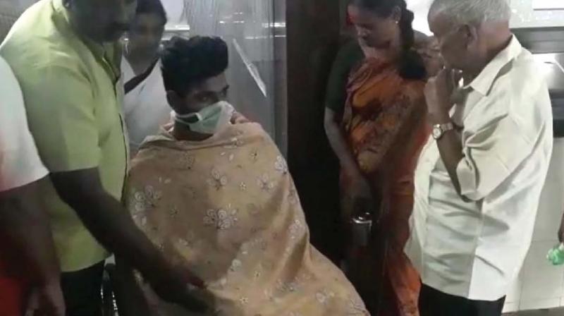 Akhil Chandran discharged from Thiruvananthapuram medical college