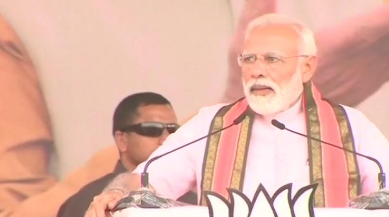 Cong-JDS coalition is \20 per cent commission govt\: Modi in Karnataka