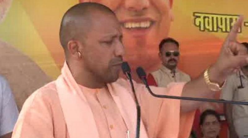 Terrorists, Naxals afraid of BJP government: Adityanath