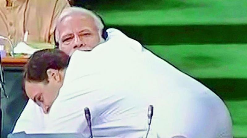 I genuinely feel love for the Prime Minister: Rahul on hug to PM Modi in Parliament