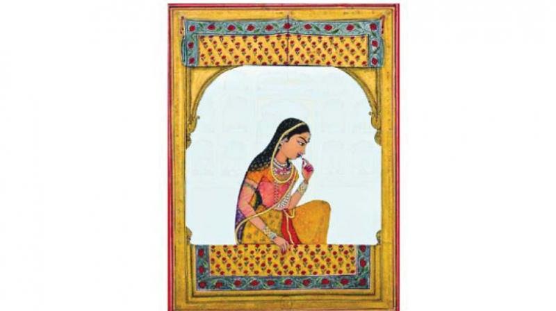 A sketch of Rani Padmavati