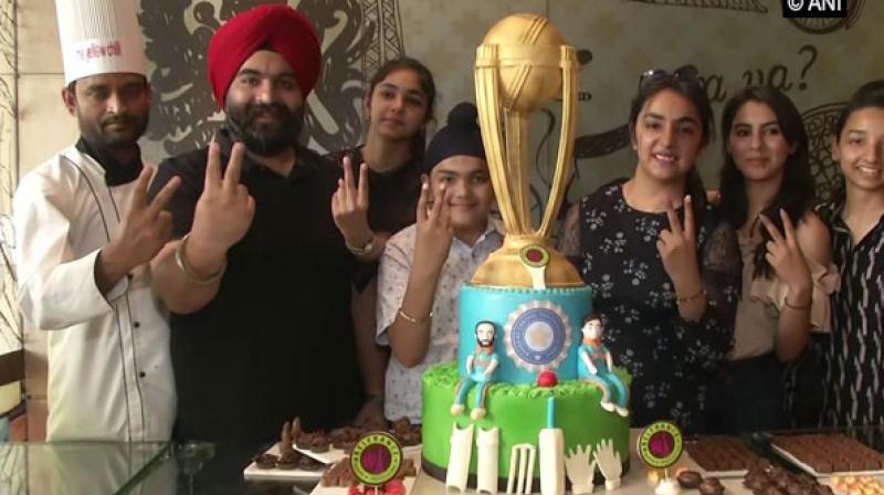 Fans cheer India by making 20kg World Cup-themed cake