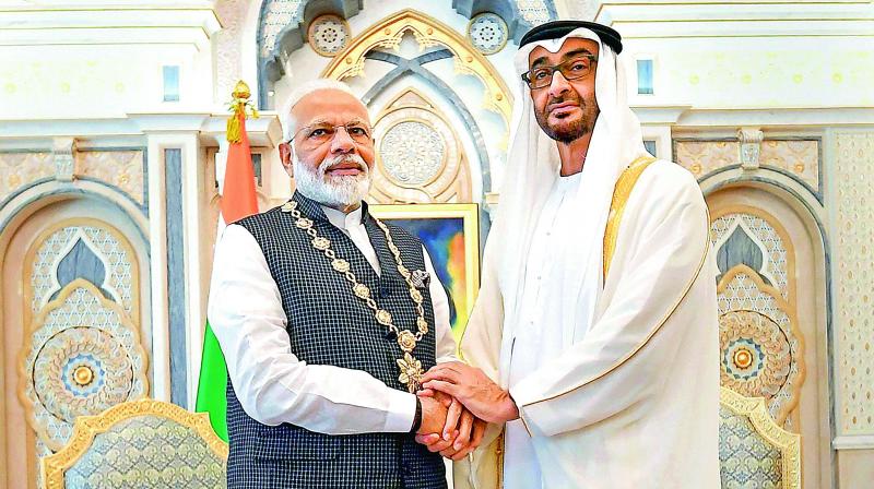 PM Modi honoured with UAEâ€™s highest civilian honour