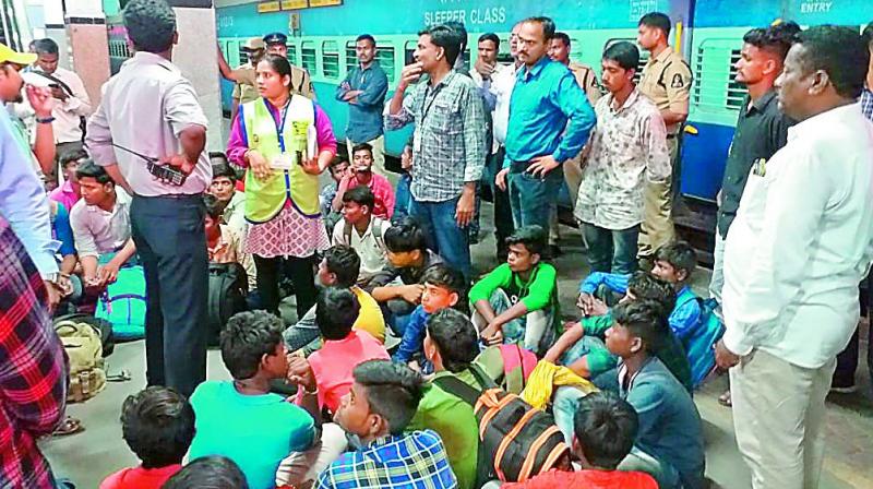 Hyderabad: 64 kids rescued from trafficking at 3 places