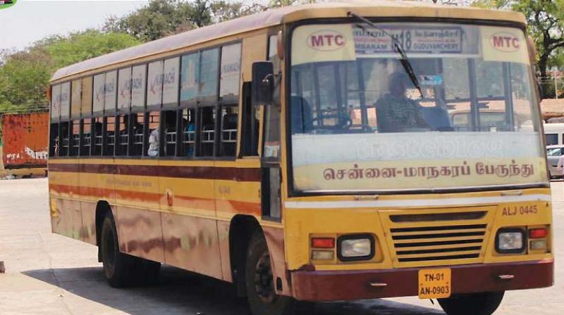 Chennai: Seven students create ruckus on MTC bus