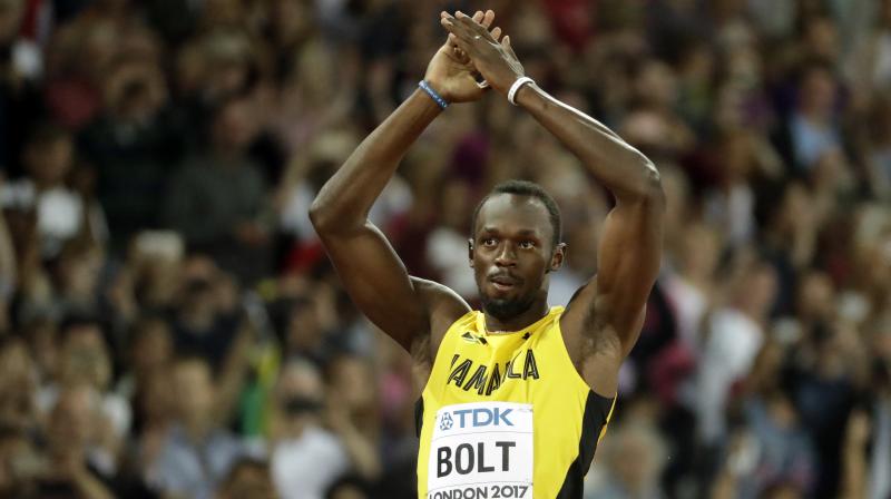 Bolt will be joined by Jamaican teammates Julian Forte, the sole sprinter to go under 10sec with 9.99, and Yohan Blake (Photo: AP)