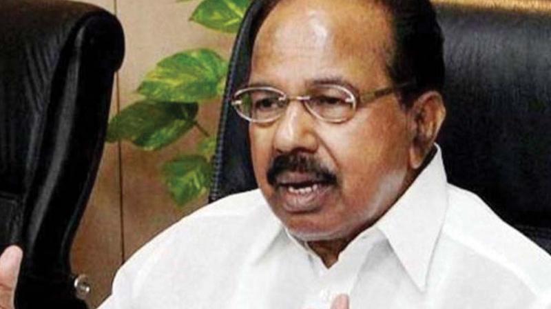 Exit polls were to boost stock market, disrupt opposition unity: Veerappa Moily