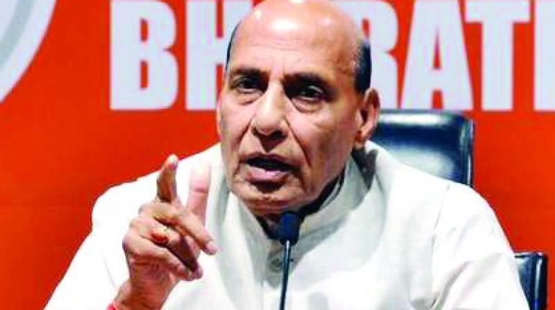 India will talk only about PoK: Rajnath Singh