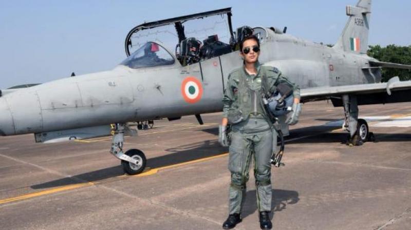 Her training involved flying both air-to-air combat and air-to-ground missions, it added. (Photo :ANI)