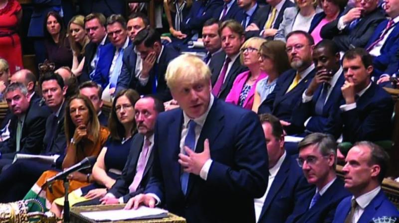 Britains new Prime Minister Boris Johnson makes a statement in the House of Commons in London on Thursday. (Photo: AFP)