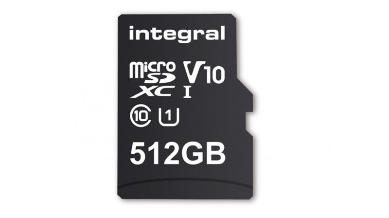 Integrals new 512GB microSD card.